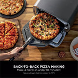 Ninja MO203UK Artisan Outdoor Pizza & Air Fry Oven with Cover - Grey