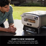 Ninja MO203UK Artisan Outdoor Pizza & Air Fry Oven with Cover - Grey