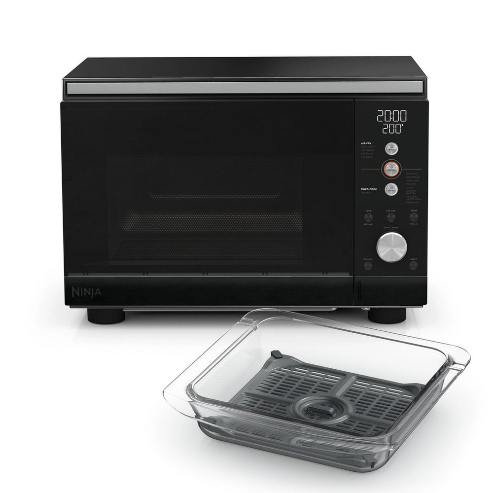 Ninja MW101UKBK1 CRISPi Microwave, Air Fryer & Oven with FusionCrisp Technology - Black