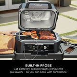Ninja OG901UK Woodfire Pro Connect XL Electric BBQ Grill & Smoker - Black/Blue