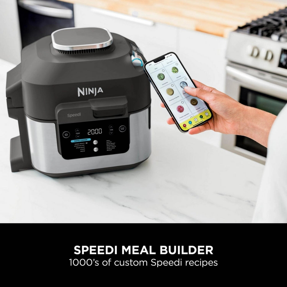 Ninja ON500UK Ninja Speedi 12-in-1 Air Fryer & Slow Cooker - Black
