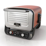Ninja OO101UK Ninja Woodfire Outdoor Oven- Artisan Pizza Maker and BBQ Smoker - Terracotta/Steel