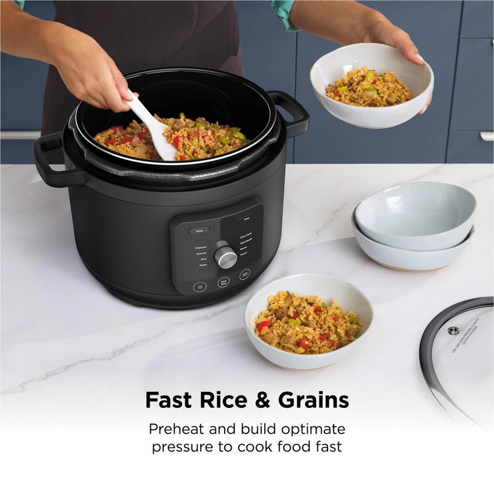 Ninja PC201UK HyperHeat 9-in-1 Pressure & Rice Cooker - Grey/Black