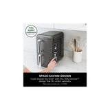 Ninja SL400UK Double Stack XL 2-Drawer 9.5L Air Fryer - Grey