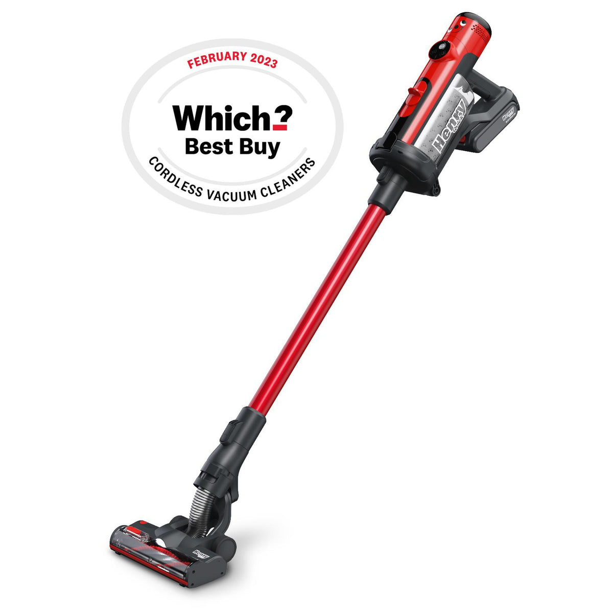 Numatic 916177 Henry Quick Vacuum - 60 Minutes Run Time - Red
