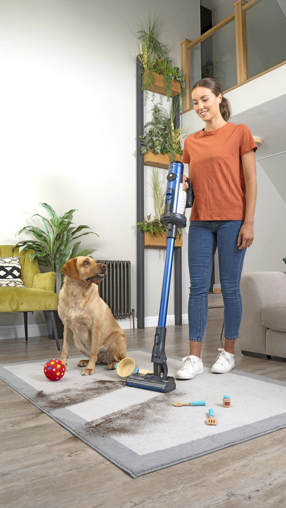 Numatic Henry Quick Pet Vacuum Cleaner - Blue