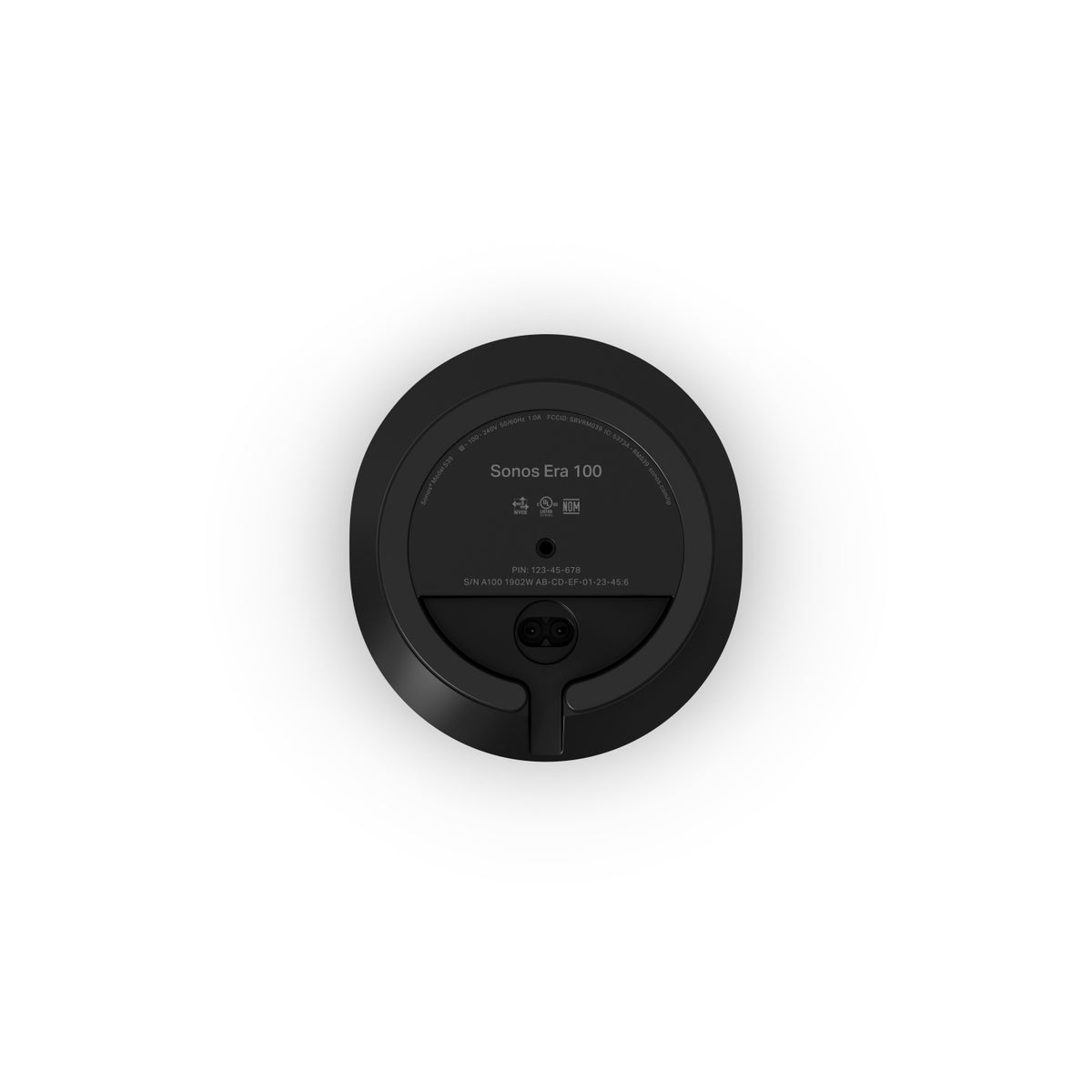 Sonos Era 100 smart speaker with bluetooth, black