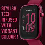 Reflex Active RA12-2158 Series 12 Berry Strap Smart Watch - Berry