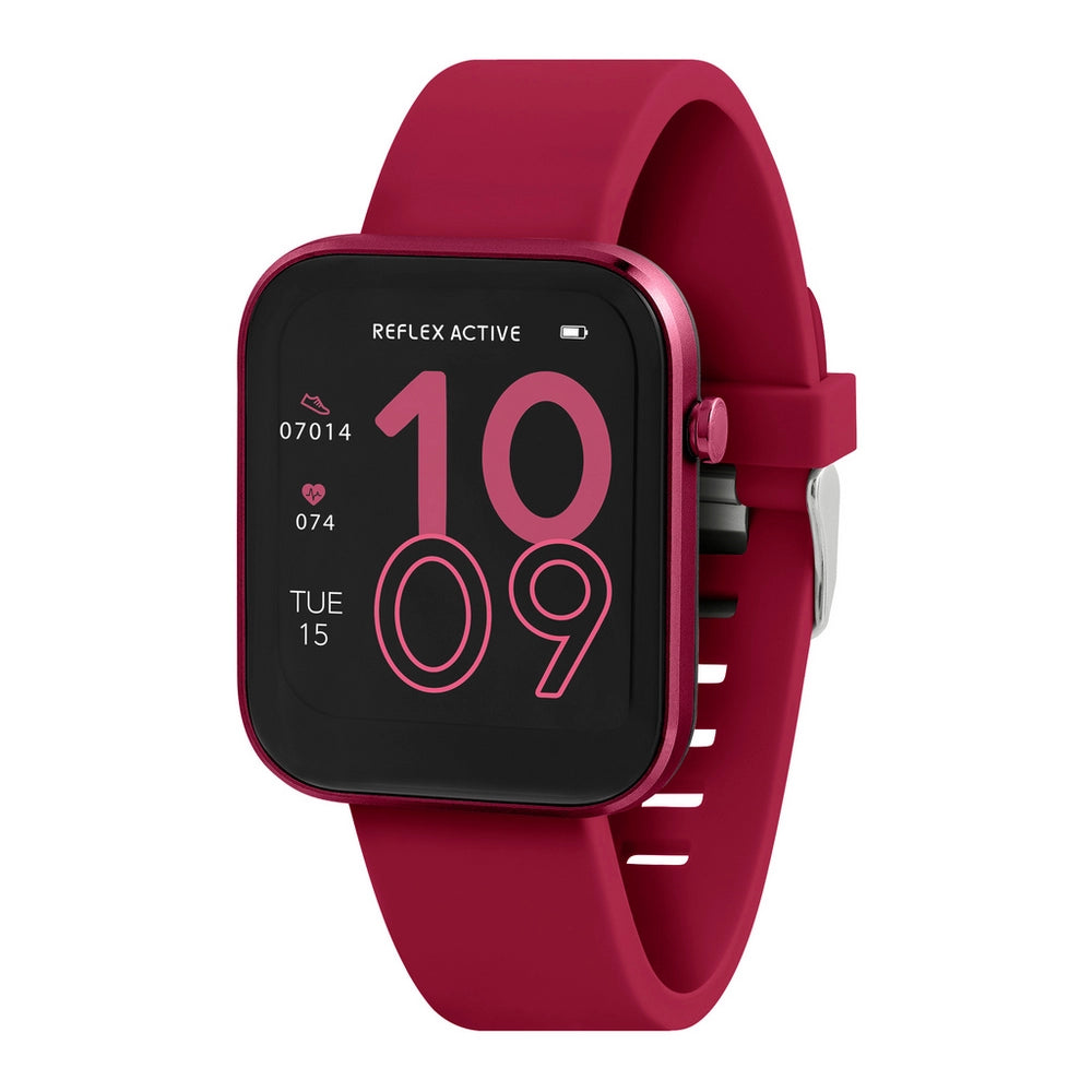 Reflex Active RA12-2158 Series 12 Berry Strap Smart Watch - Berry