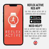Reflex Active RA22-2182 Series 22 Black Smart Calling Watch - Black