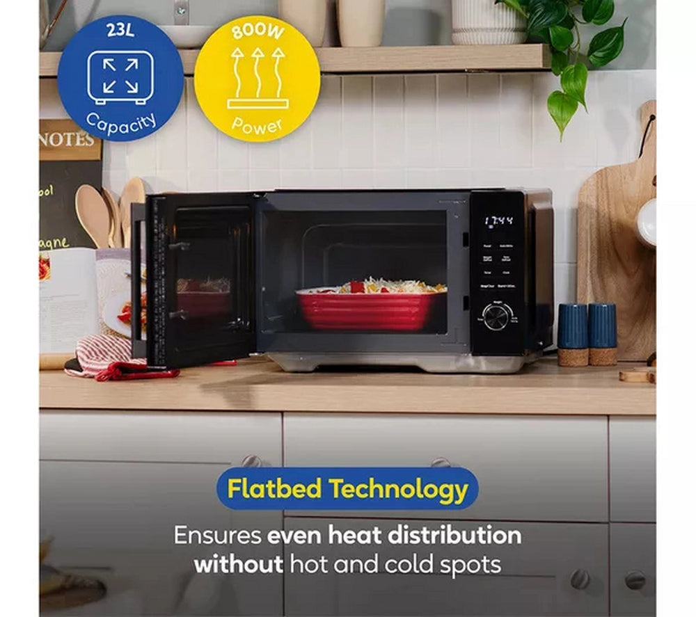 Russell Hobbs RHFM2365B 23Litre Flatbed Digital Microwave - Black