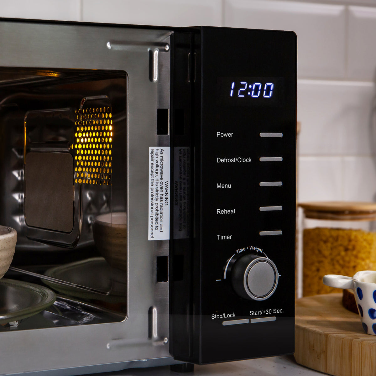 Russell Hobbs RHM2348B 23 Litres Solo Microwave - Black