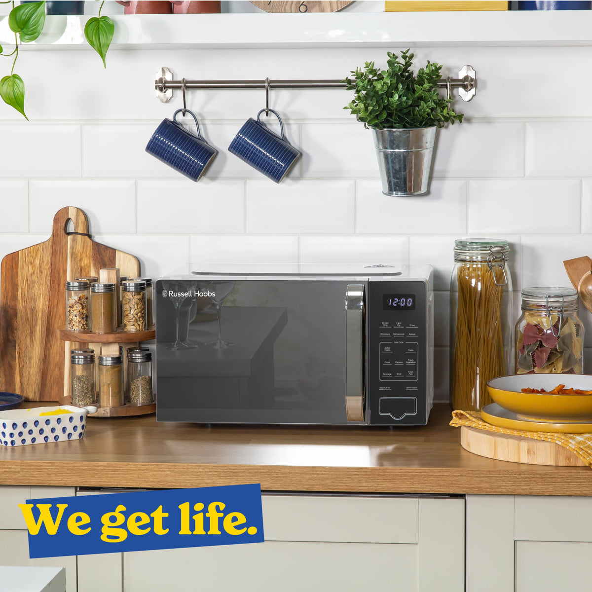 Russell Hobbs RHMT2045S 20 Litre Touch Control Digital Microwave - Silver