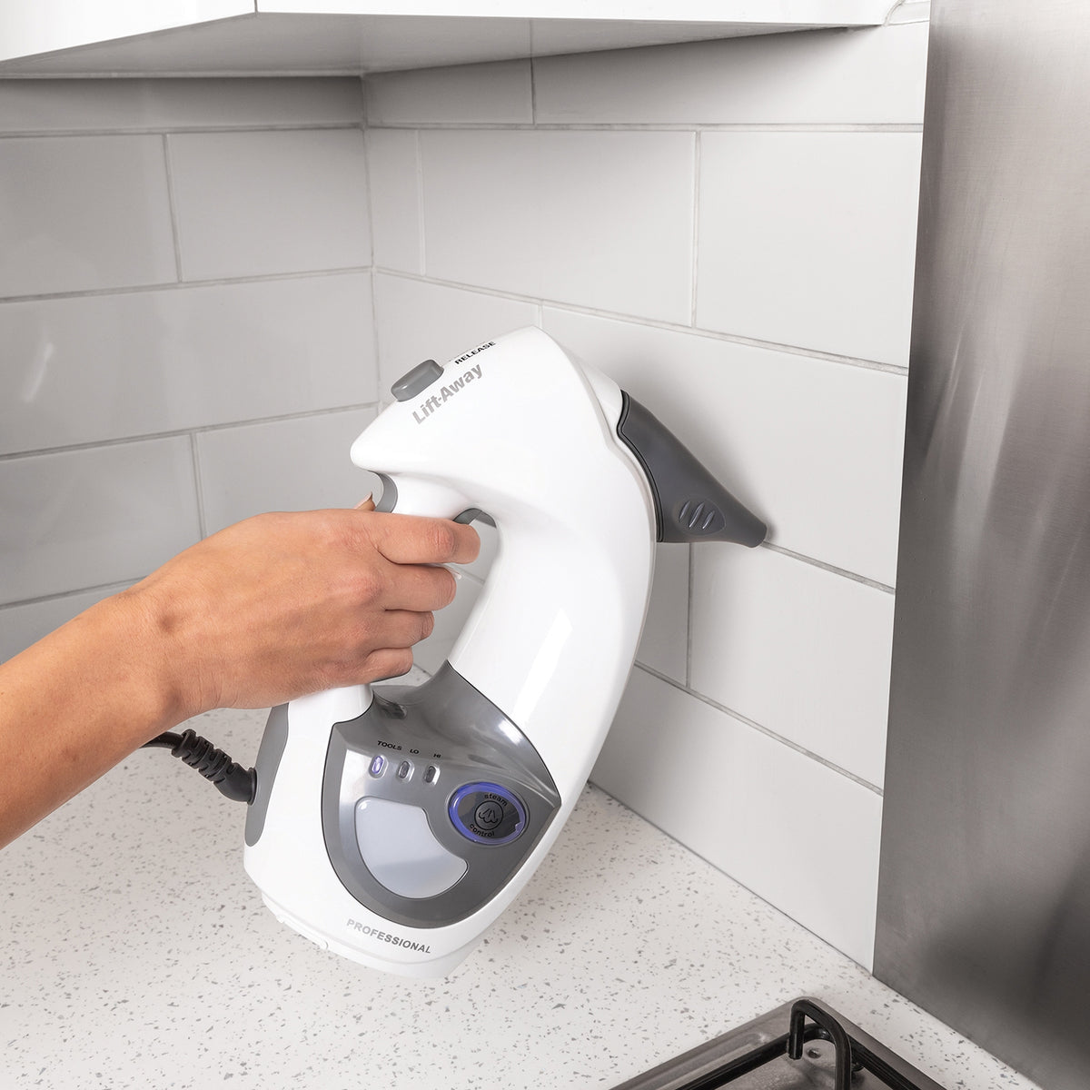 Shark S6005UK Floor & Handheld Steam Cleaner - Shark Steel Grey/Bordeaux