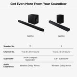 Samsung HW-Q800H/XU 5.1.2ch Q-Series Soundbar with Subwoofer - Black