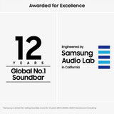 Samsung HW-Q990H/XU 11.1.4ch Q-Series Soundbar with Subwoofer & Rear Speaker - Titan Black