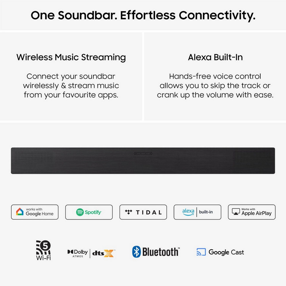 Samsung HW-QS90H/XU 7.1.2ch Q-Series Soundbar with Subwoofer - Graphite Black