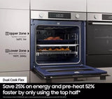 Samsung NV7B45305AK/U4 59.5cm Built In Electric Single Oven - Black Glass