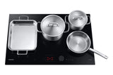 Samsung NZ85C6058FK/U1 Slim Fit 80cm 5 Burner Induction Hob with Flex Zone Plus - Black