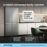Samsung RS70F64KEFEU 91cm Side by Side American Fridge Freezer - Black