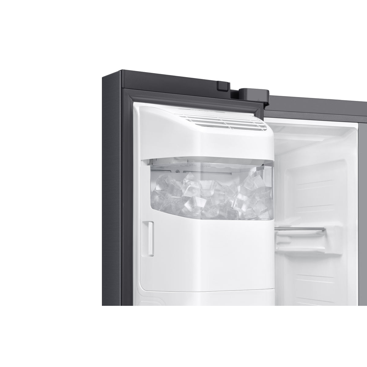 Samsung RS70F66KCFEU 91cm Side by Side American Fridge Freezer - Stainless Steel Black