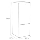 Sensis RFCMF0160EW 59.5cm 60/40 Total NoFrost Fridge Freezer - White
