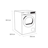 Sensis TDHF019A2W 9kg Heat Pump Tumble Dryer - White
