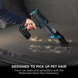 Shark BH102UK PowerBoost Pet Handheld Vacuum - 40 Minutes Run Time - Charcoal with Blue