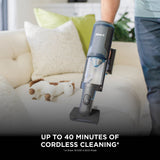 Shark BH102UK PowerBoost Pet Handheld Vacuum - 40 Minutes Run Time - Charcoal with Blue