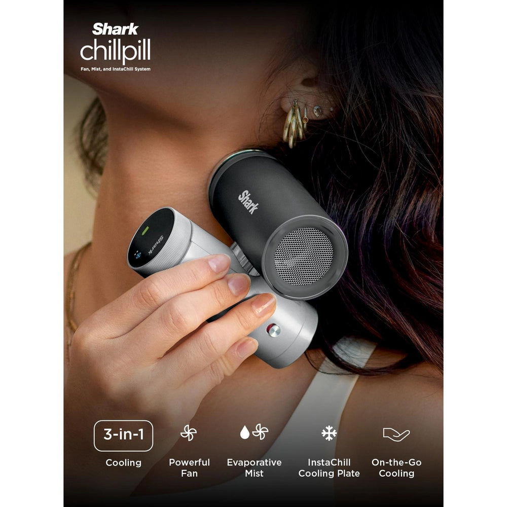 Shark FA022UK ChillPill 3-in-1 Fan, Mist & InstaChill System - Carbon