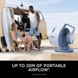 Shark FA050UKBL FlexBreeze TableMate Indoor to Outdoor High-Velocity Tabletop Fan - Glacier Blue