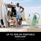 Shark FA050UKGN FlexBreeze TableMate Indoor to Outdoor High-Velocity Tabletop Fan - Lime Green