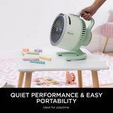 Shark FA050UKGN FlexBreeze TableMate Indoor to Outdoor High-Velocity Tabletop Fan - Lime Green