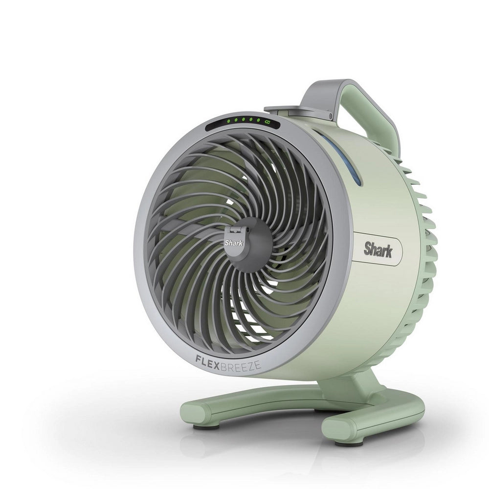Shark FA050UKGN FlexBreeze TableMate Indoor to Outdoor High-Velocity Tabletop Fan - Lime Green
