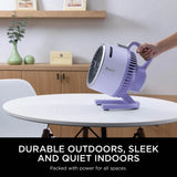 Shark FA050UKLV FlexBreeze TableMate Indoor to Outdoor High-Velocity Tabletop Fan - Lavender
