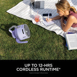 Shark FA050UKLV FlexBreeze TableMate Indoor to Outdoor High-Velocity Tabletop Fan - Lavender