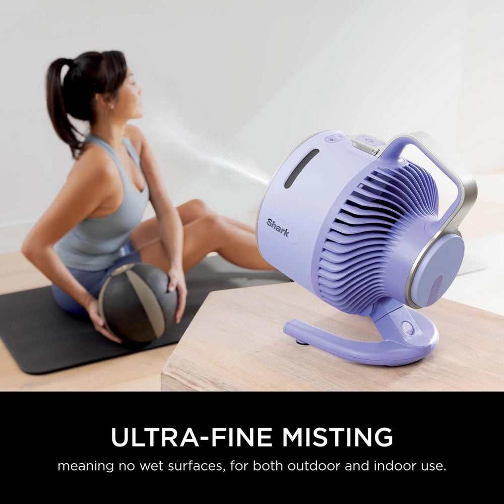 Shark FA050UKLV FlexBreeze TableMate Indoor to Outdoor High-Velocity Tabletop Fan - Lavender
