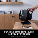 Shark FA050UK FlexBreeze HydroGo outdoors & indoors misting Fan - Cool Grey Charcoal