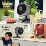 Shark FA150UK FlexBreeze TableMate Indoor to OutdoorTabletop Fan - Winter Fog