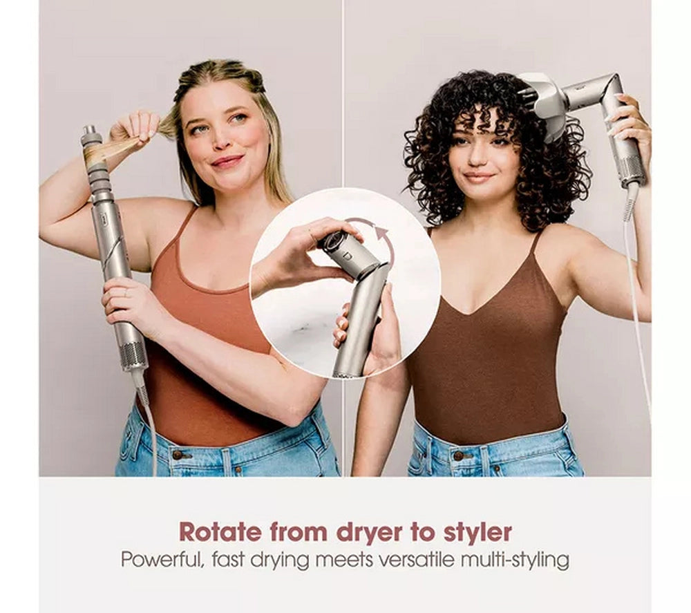 Shark HD446SLUK FlexStyle Air Styler & Hair Dryer -5 Attachments - Stone