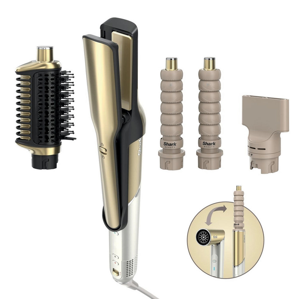 Shark HD6041SUK Glam Ceramic Air Styling and Drying System - French Gold