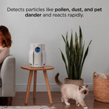 Shark HP062UK BreatheClear Compact Air Purifier with NeverChange6 - Dove