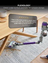 Shark IP1251UK PowerDetect Cordless Vacuum Cleaner - 70 Minutes Run Time - Purple/Grey