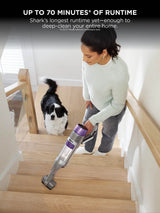 Shark IP1251UK PowerDetect Cordless Vacuum Cleaner - 70 Minutes Run Time - Purple/Grey