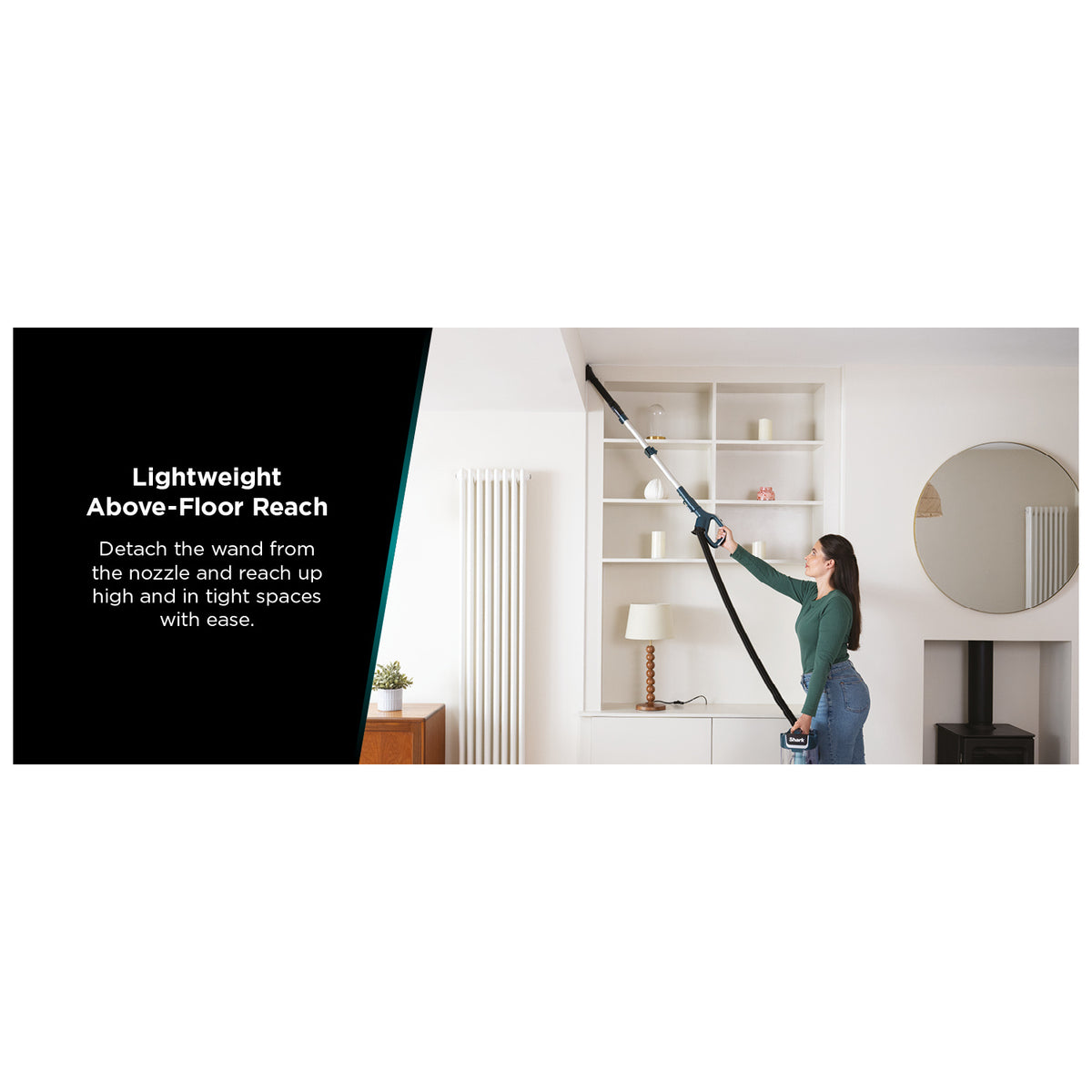 Shark LA791UKT Detect Pet Pro Upright Corded Vacuum - Adriatic Teal / Silver