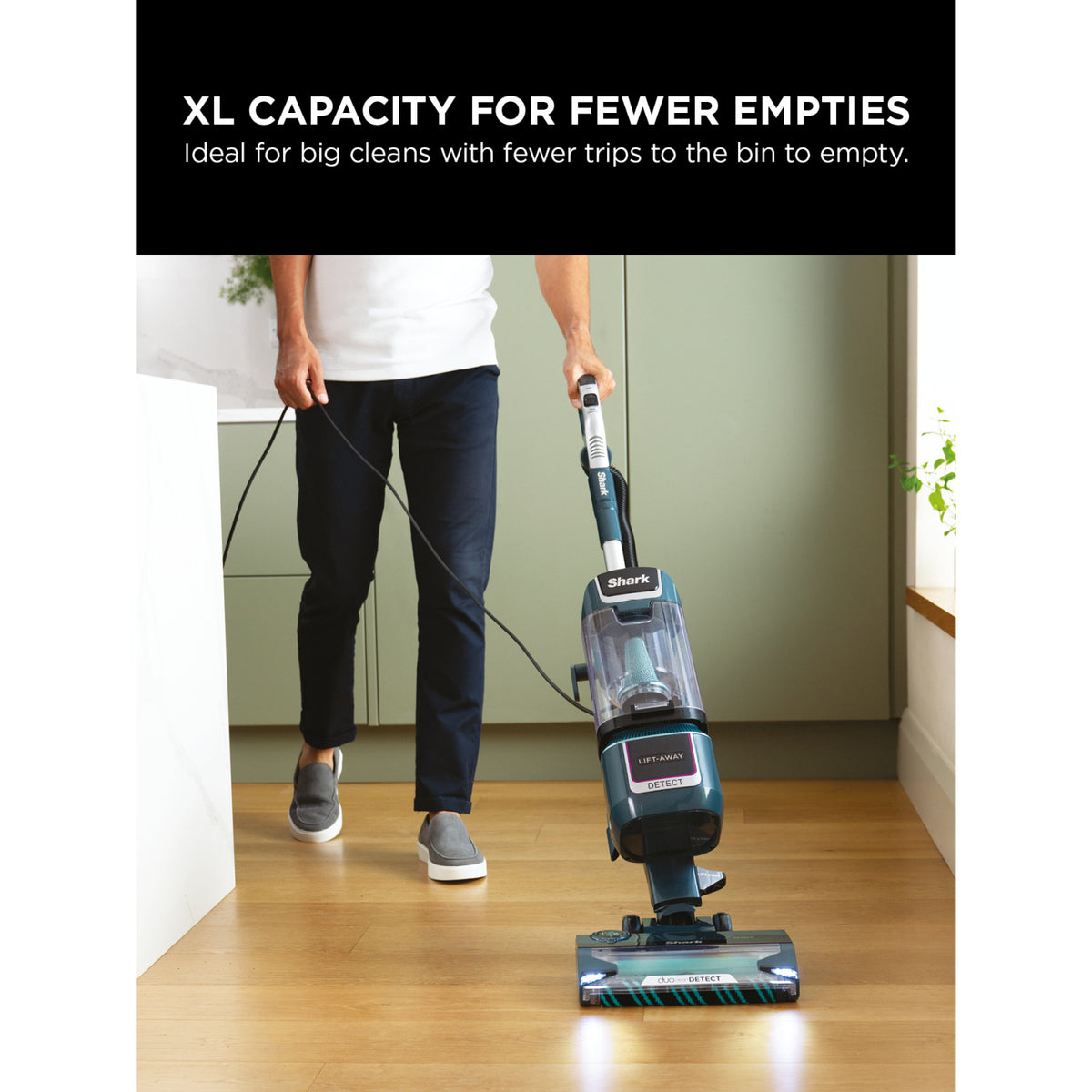 Shark LA791UKT Detect Pet Pro Upright Corded Vacuum - Adriatic Teal / Silver