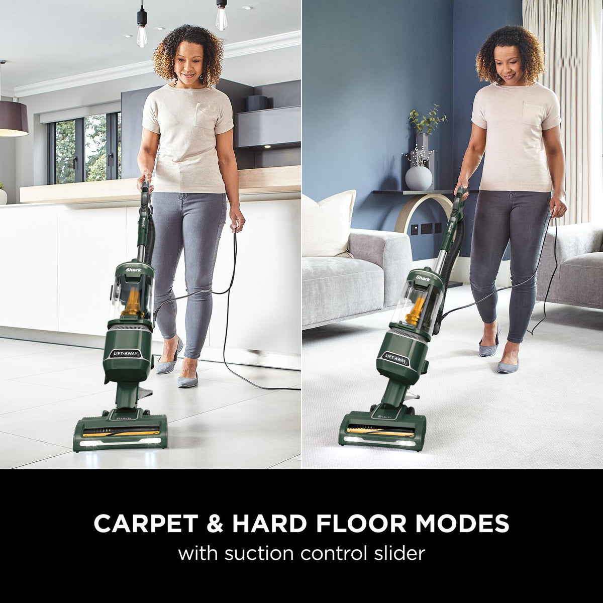 Shark NZ691UKT Anti Hair Wrap Upright Vacuum Cleaner with Lift-Away - Porsche Green