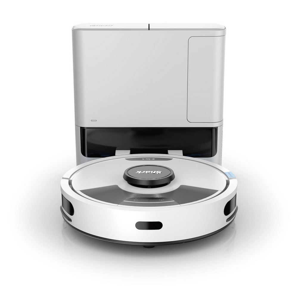 Shark RV2620WAUKWH Matrix Plus 2 in 1 Self Empty Robot Vacuum & Mop - 110 Minutes Run Time - White/Silver