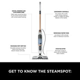 Shark S2001UK SteamSpot & Steam Blaster Mop - White