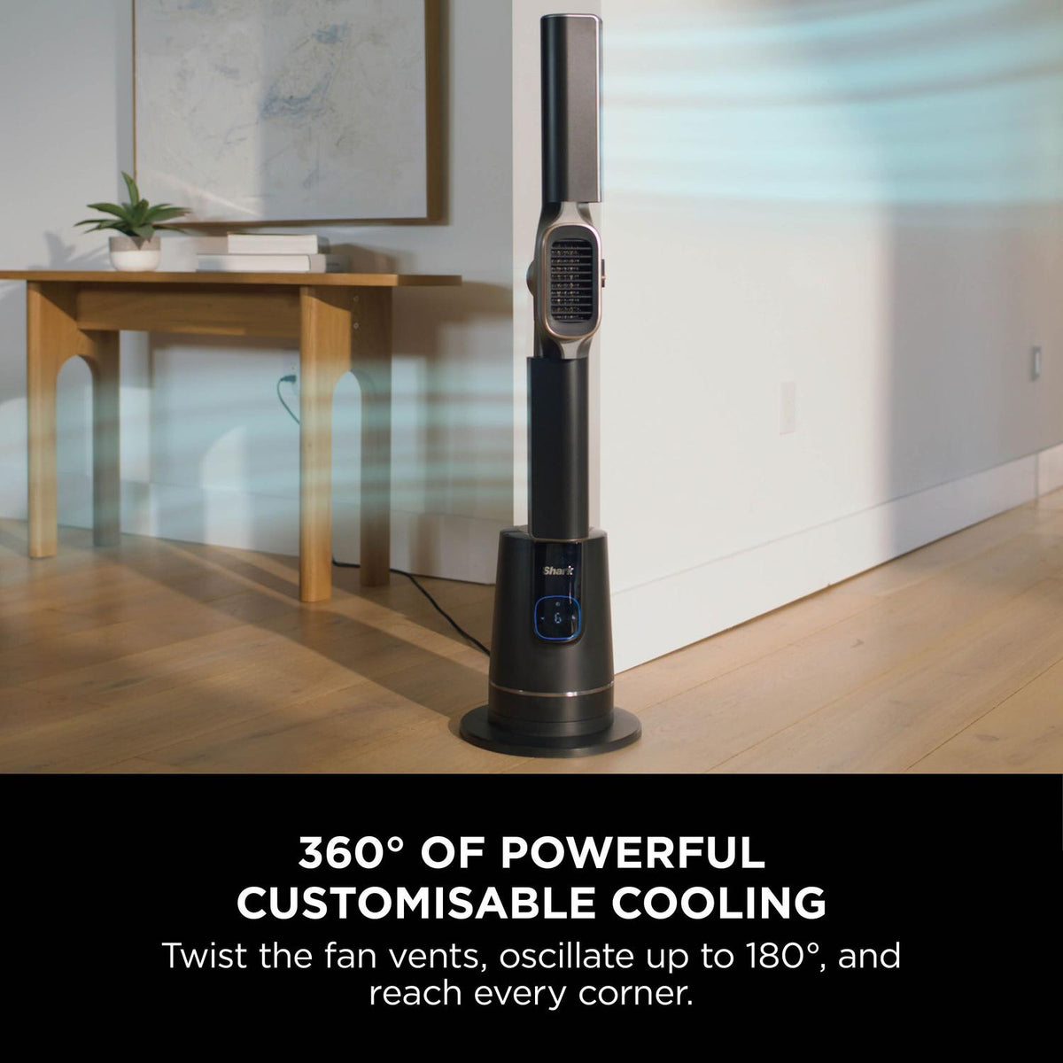Shark TH200UK Fan & Heater - Charcoal